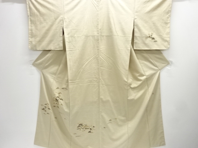 Japanese Kimono / Tsumugi Omeshi Silk